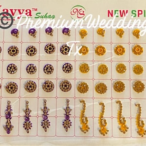 Bindi-bok med strass: Kroppssmycken i blandade färger