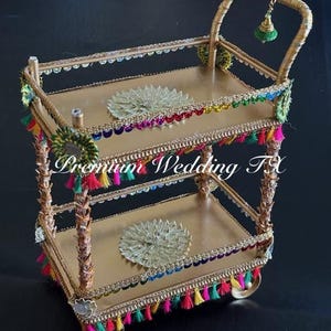 1Ct Decorative Cart, Shaadi Decor, Haldi Decor, Centerpiece Decor, Eid, Diwali, Mayoon Decor, Decorative Cart, Mehndi Decor, Handmade Decor