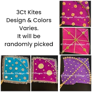 Dekorative Drachen, Dekorativer Hintergrund, Drachen, Shaadi-Dekor, Indische Hochzeit, Pakistanische Hochzeit, Punjabi-Hochzeit, Makarsankranti, Basant