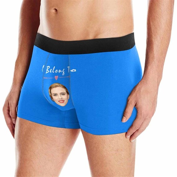 personalised face boxer shorts