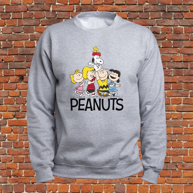 Peanuts Sweatshirt/Peanuts Characters hoodie/Snoopy Etsy