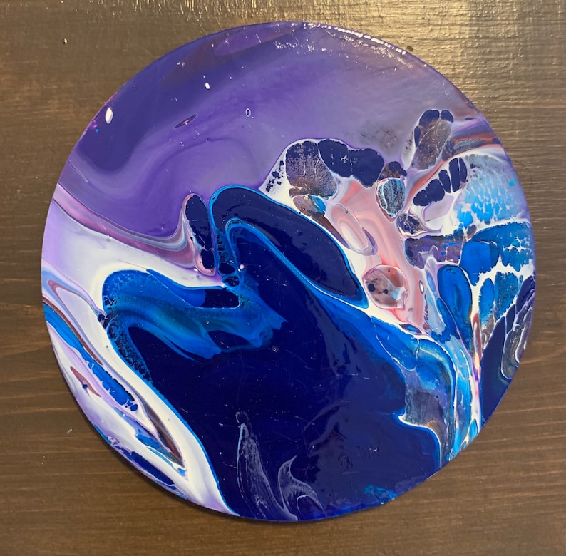Wooden Painted Coaster Set