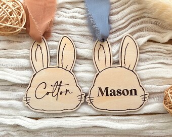 Personalized Easter Basket Tag, Boho Bunny Basket Name Tag, Easter Tag, Kids Easter Basket, Easter Basket Tag, Personalized Easter Gift 2027