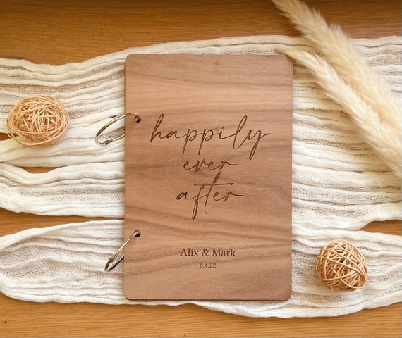 Wedding Card Keeper, Wedding Card Storage, Card Binder, Wooden Card Keeper,  Wedding Photo Album, Bridal Shower Gift, Happily Ever After - Etsy