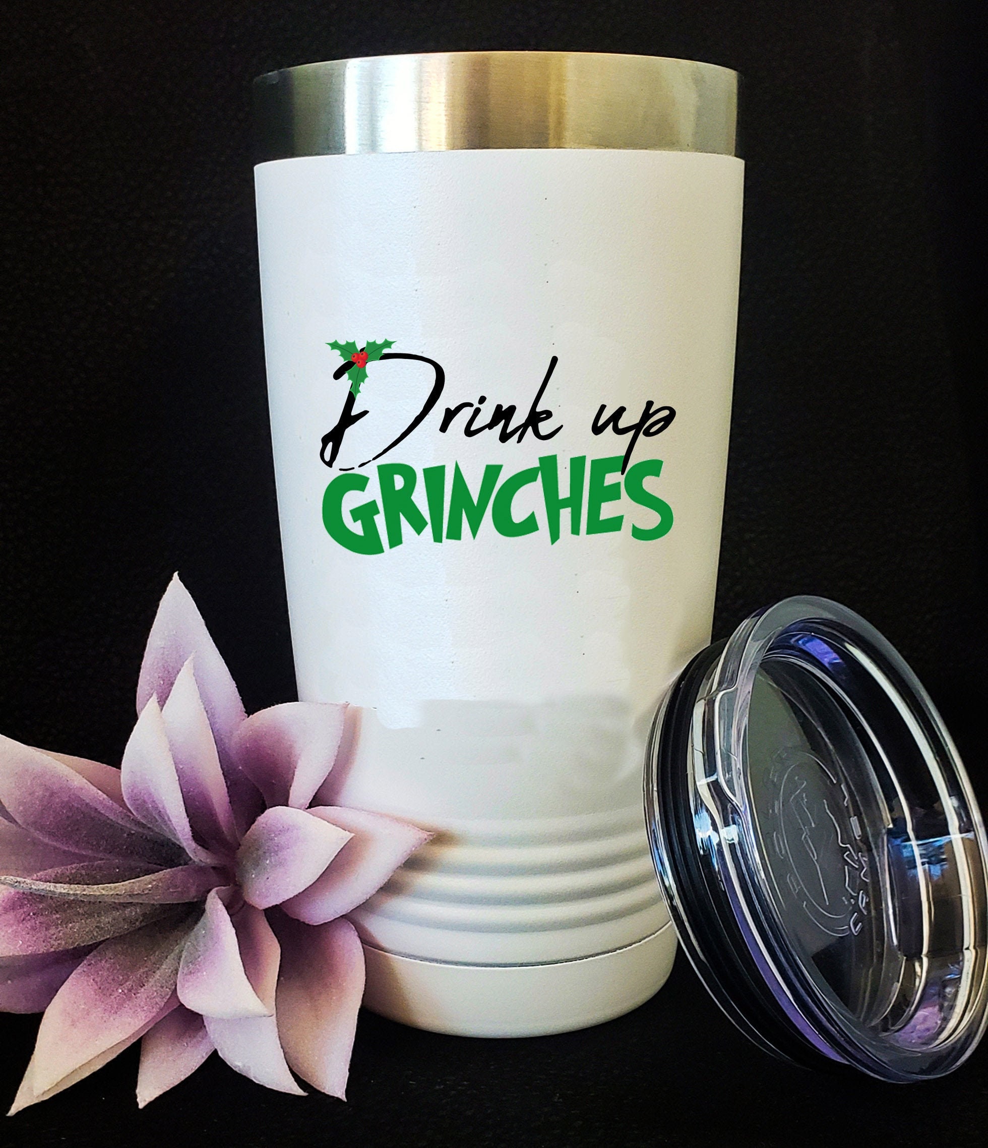 Drink up Grinches/fun Tumbler Sayings /novelty Gift/christmas Etsy