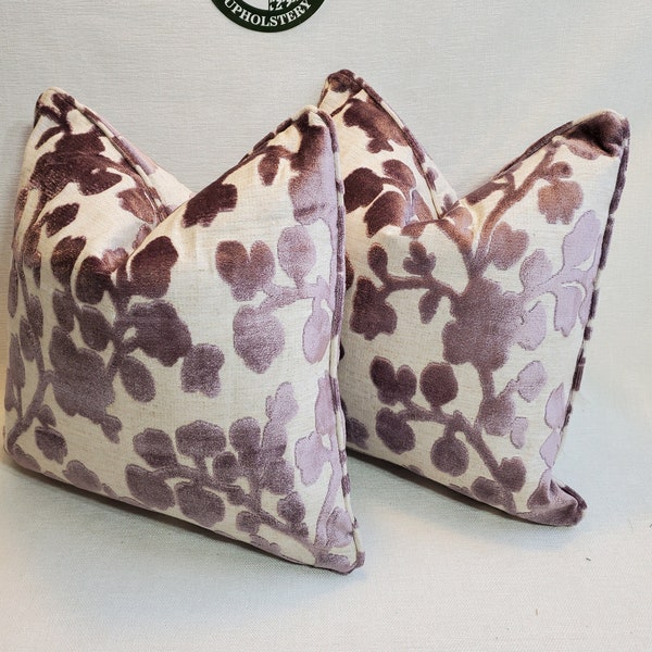 Lavender Velvet Pillow Etsy