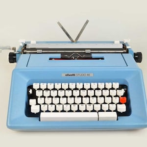 Máquina de escribir OLIVETTI STUDIO 46 en perfecto estado de funcionamiento - perfecto estado - Diseño Sottsass - QWERTY
