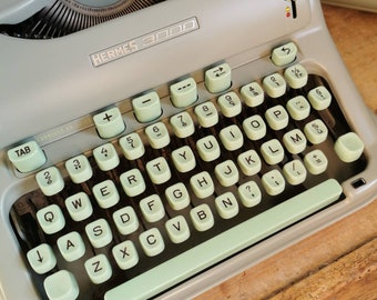 HERMES 3000 Typewriter Original Light Green - Etsy HERMES 3000 Typewriter Original Light Green - Etsy