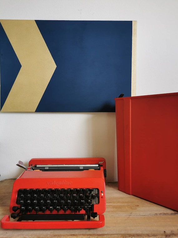 Olivetti レッド VALENTINE タイプライター - Sottsass デザイン
