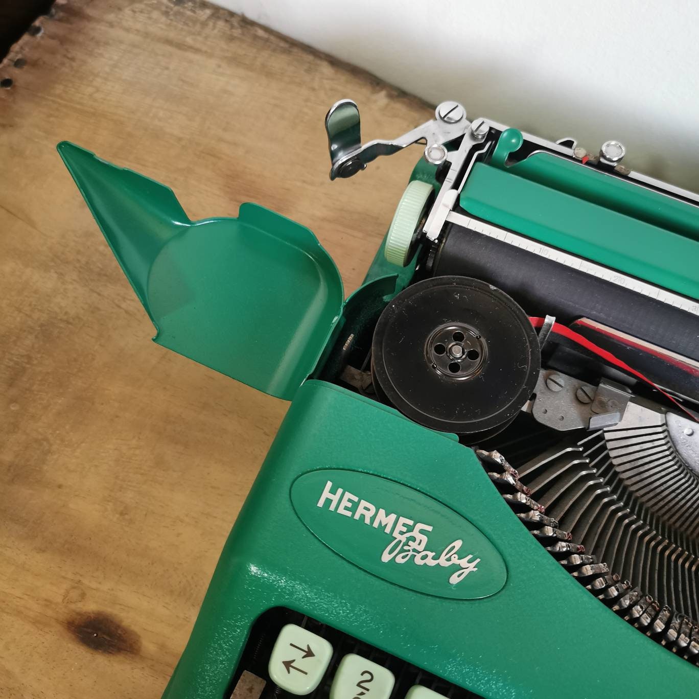 HERMES BABY Typewriter Light Green - Limited Edition - Etsy HERMES BABY Typewriter Light Green - Limited Edition - Etsy