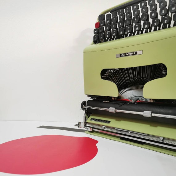 Olivetti Lettera 22 タイプライター ミントグリーン
