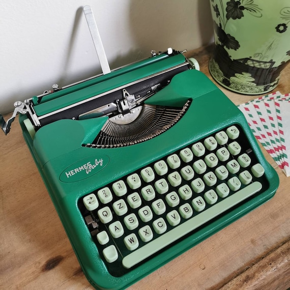 HERMES BABY Typewriter Green / Light Green / in Perfect - Etsy Norway