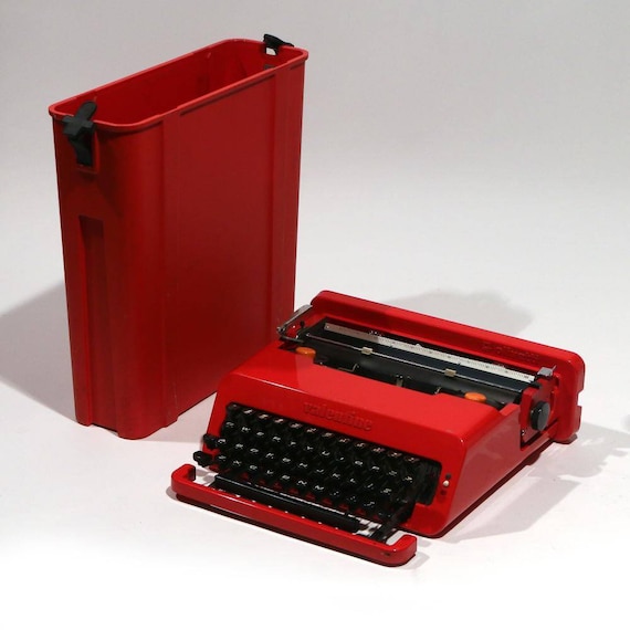 Olivetti レッド VALENTINE タイプライター - Sottsass デザイン