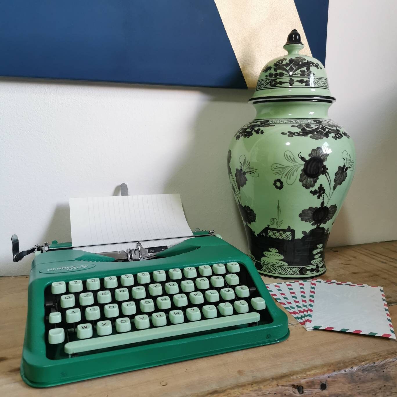 HERMES BABY Typewriter Light Green - Limited Edition - Etsy HERMES BABY Typewriter Light Green - Limited Edition - Etsy