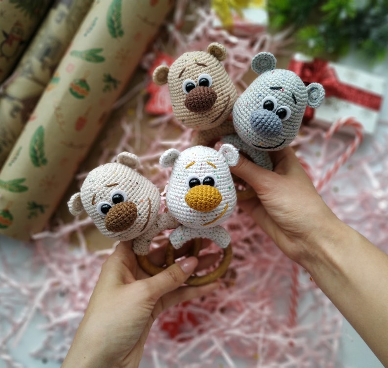 PATTERN Rattle Bear / Teether / Holder Etsy