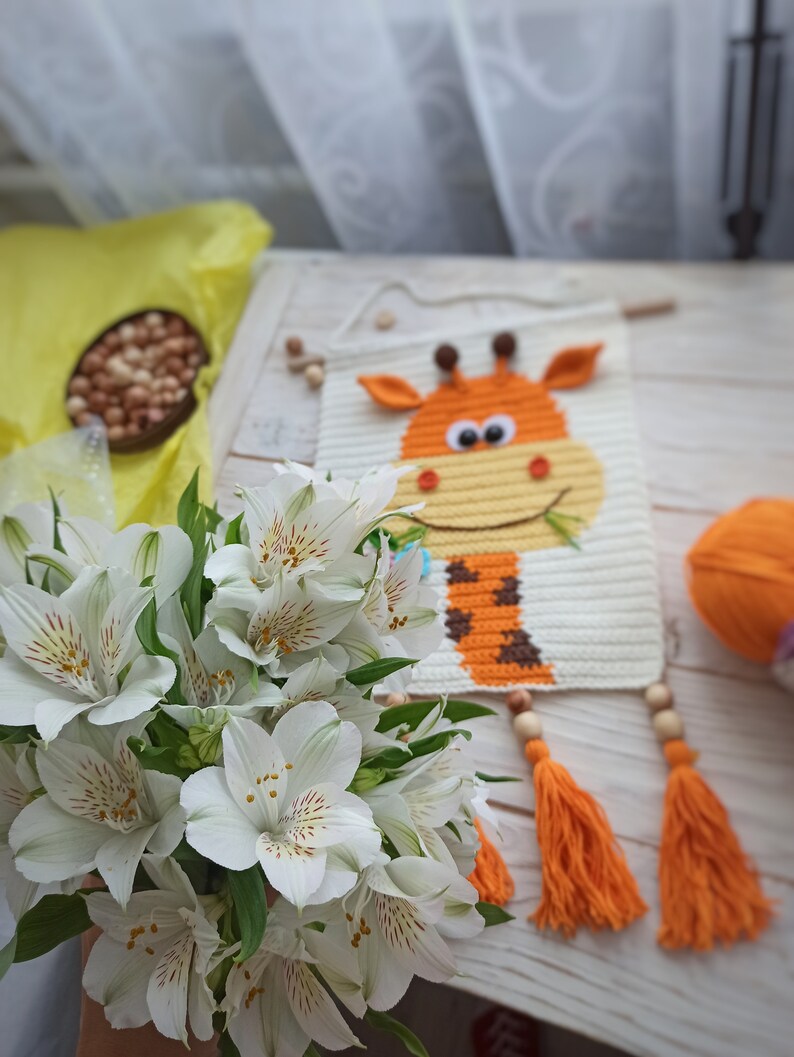 Baby Giraffe Wall Art Wall Hanging Nursery Wall Decor Etsy