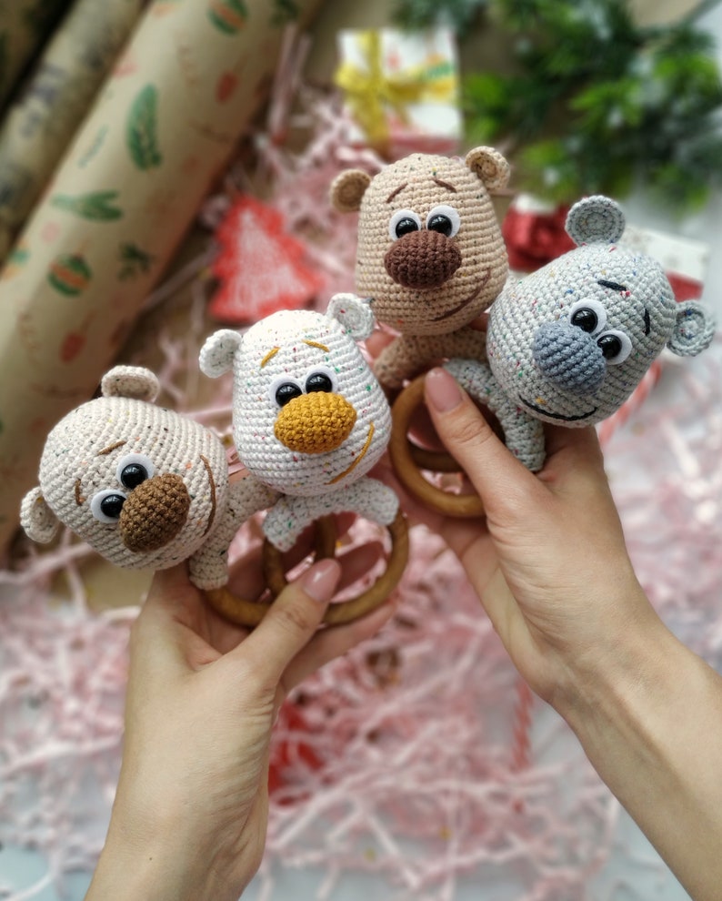 PATTERN Rattle Bear / Teether / Holder Etsy