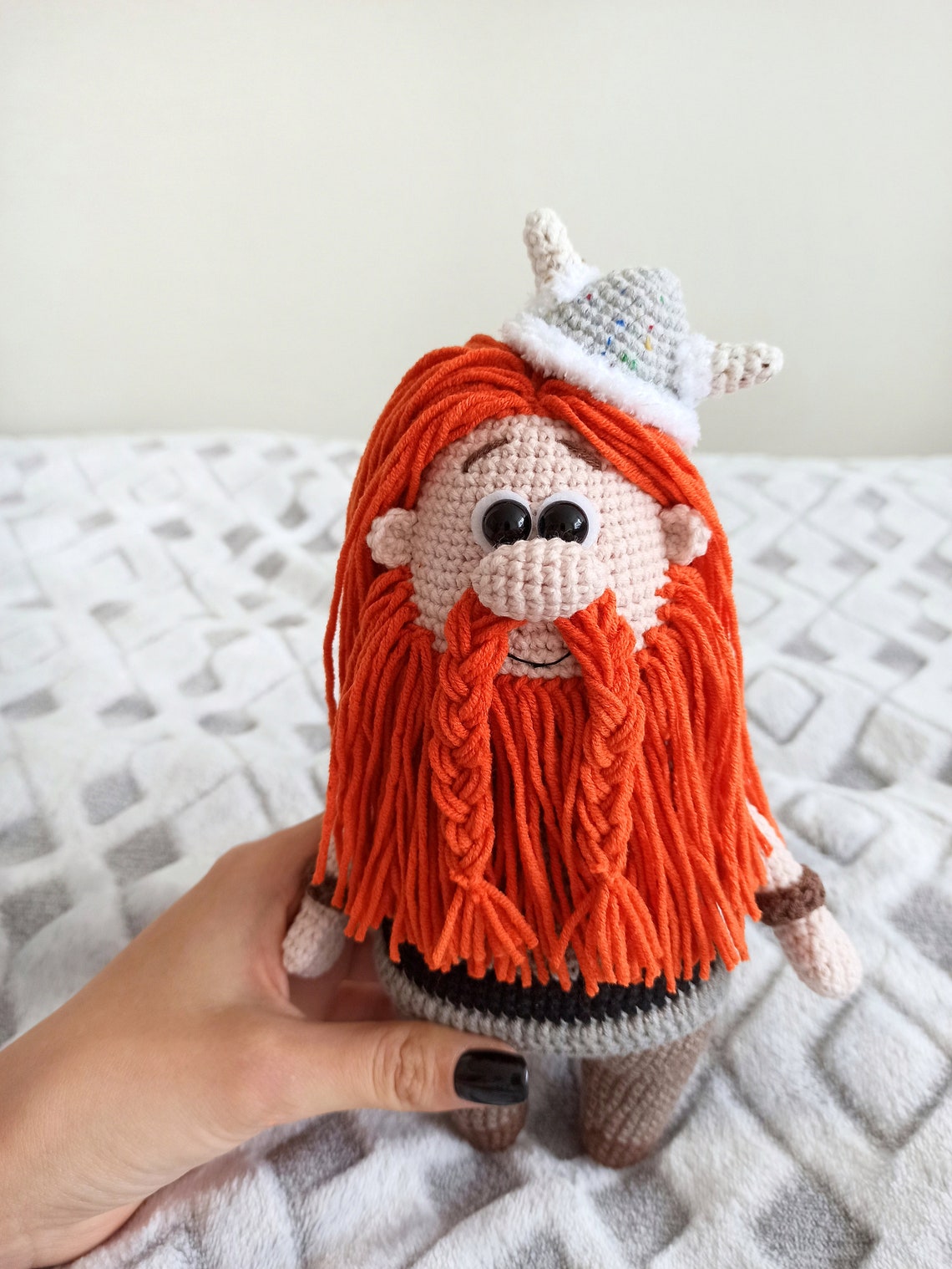 Viking Soft Doll CROCHET PATTERN Amigurumi Viking Etsy