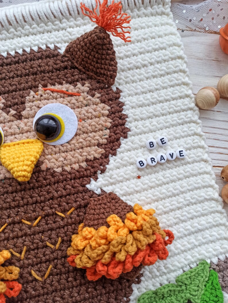 Owl Wall Hanging Crochet Pattern Hanging Crochet Nursery Etsy