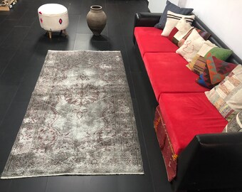 ヴィンテージラグ ウール製 オーバーダイ ヴィンテージラグ ウール製 オーバーダイ オーバーダイラグ