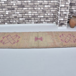 Anatolian Corridoio Decor Runner Tappeto, 3x10 Herki Tappeto, Tappeto turco fatto a mano, Nomadic Runner, Lana Boho Decor Runner, 3x10 Nomadic Runner Tappeto