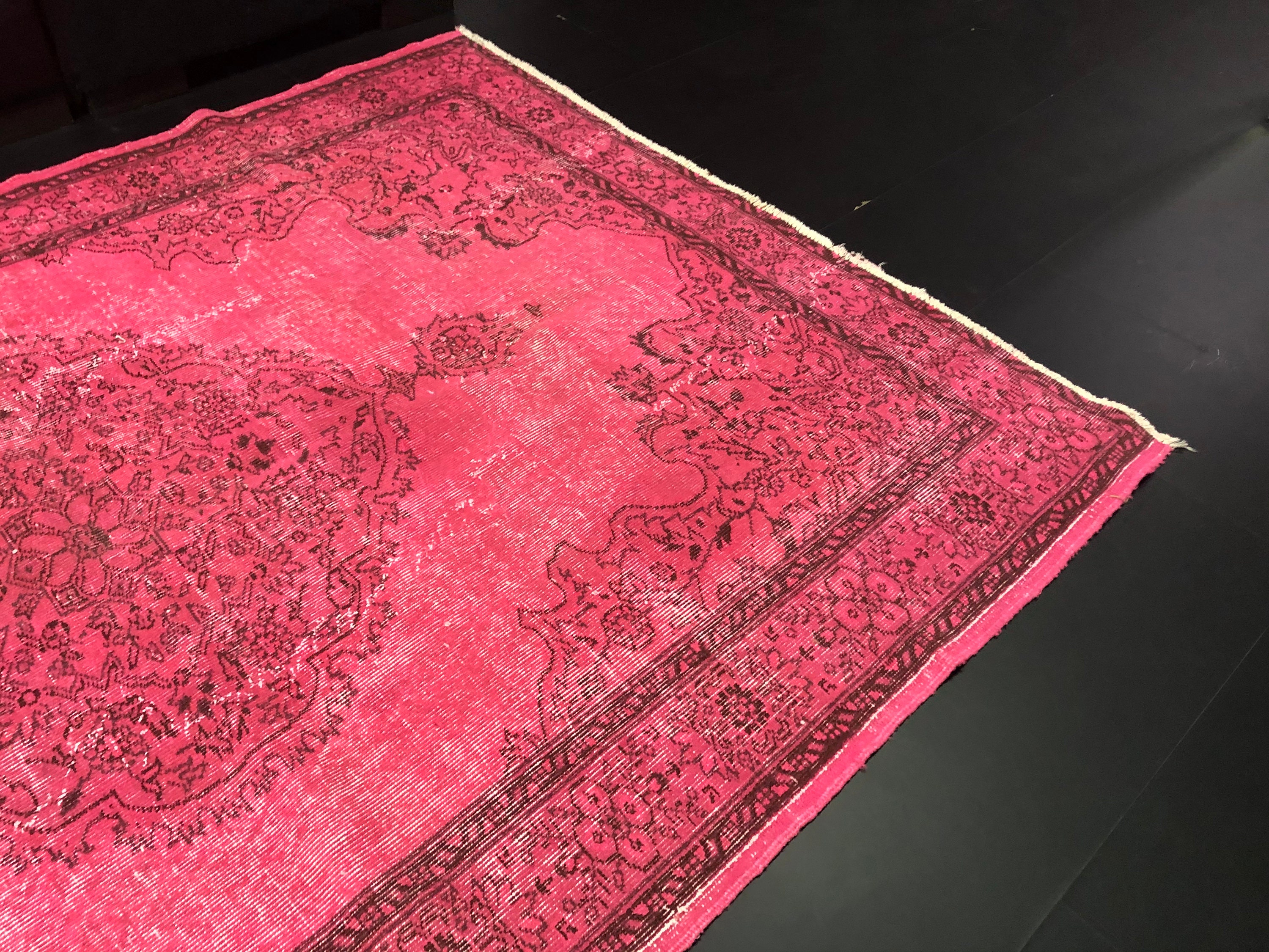 Pink Turkish Rug Pattern Pink Design Turkish Rug Medallion Design Rug Pink Vintage | Etsy
