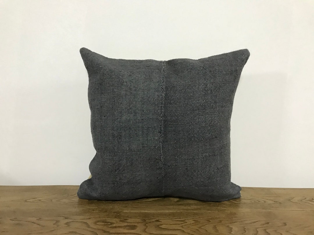 Vintage Sofa Pillow Turkish Kilim Pillow Gray Kilim Pillow Etsy