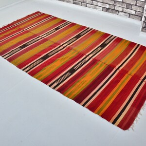 Turkish Kilim Rug, vintage Kilim, Ethnic kilim, Anatolian kilim Rug, Decorative Kilim, Handmade Kilim, kilim Rug, 8.8 ft x 4.6 ft, C1640