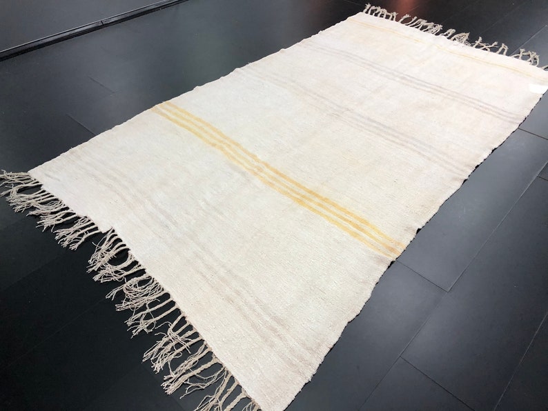 Decorative Hemp Kilim Ethnic Kilim Rug Hemp Area Kilim Etsy