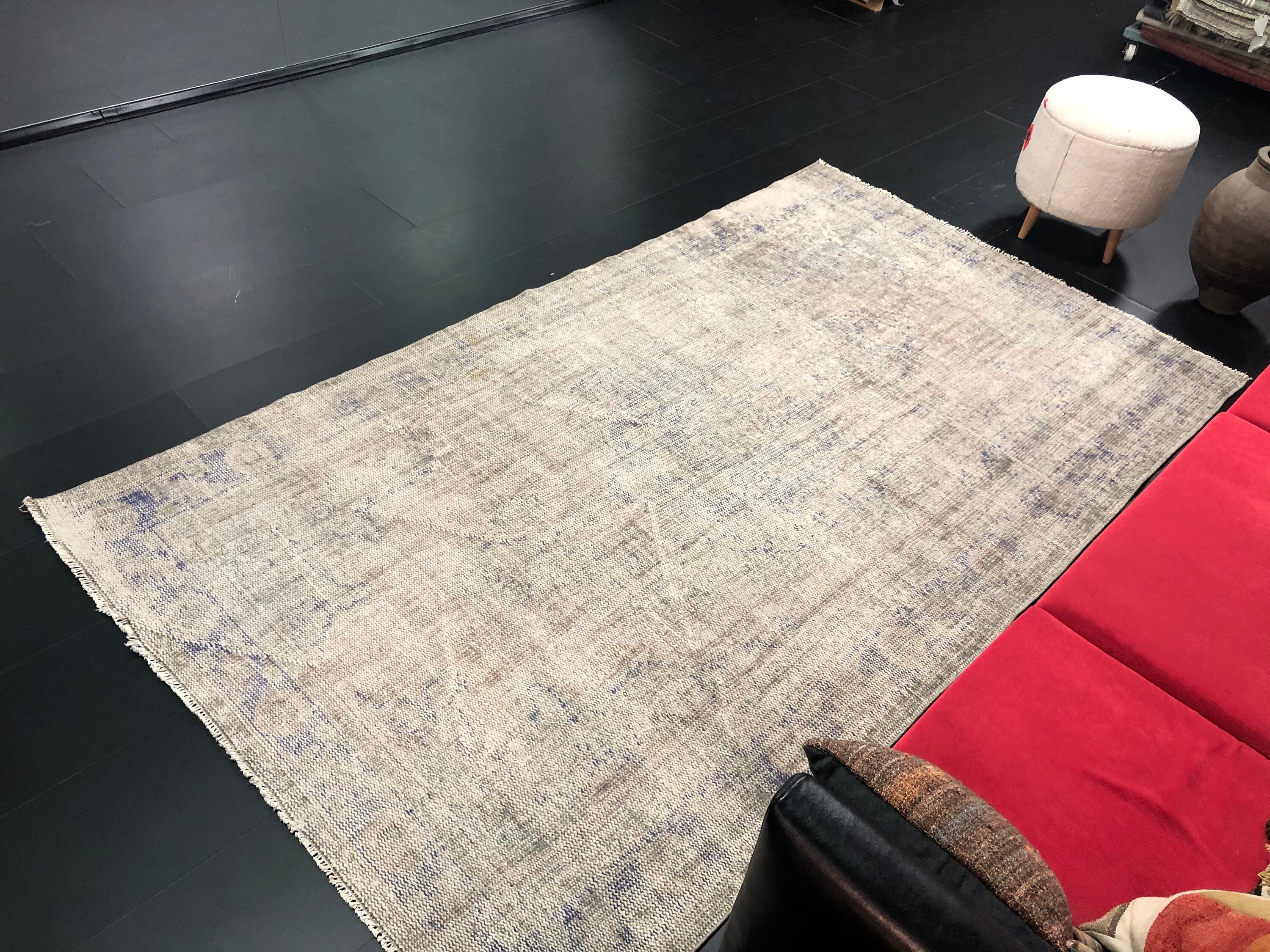 Distressed Turkish Rug Brown and Gray Area Rug Faded Turkish | Etsy