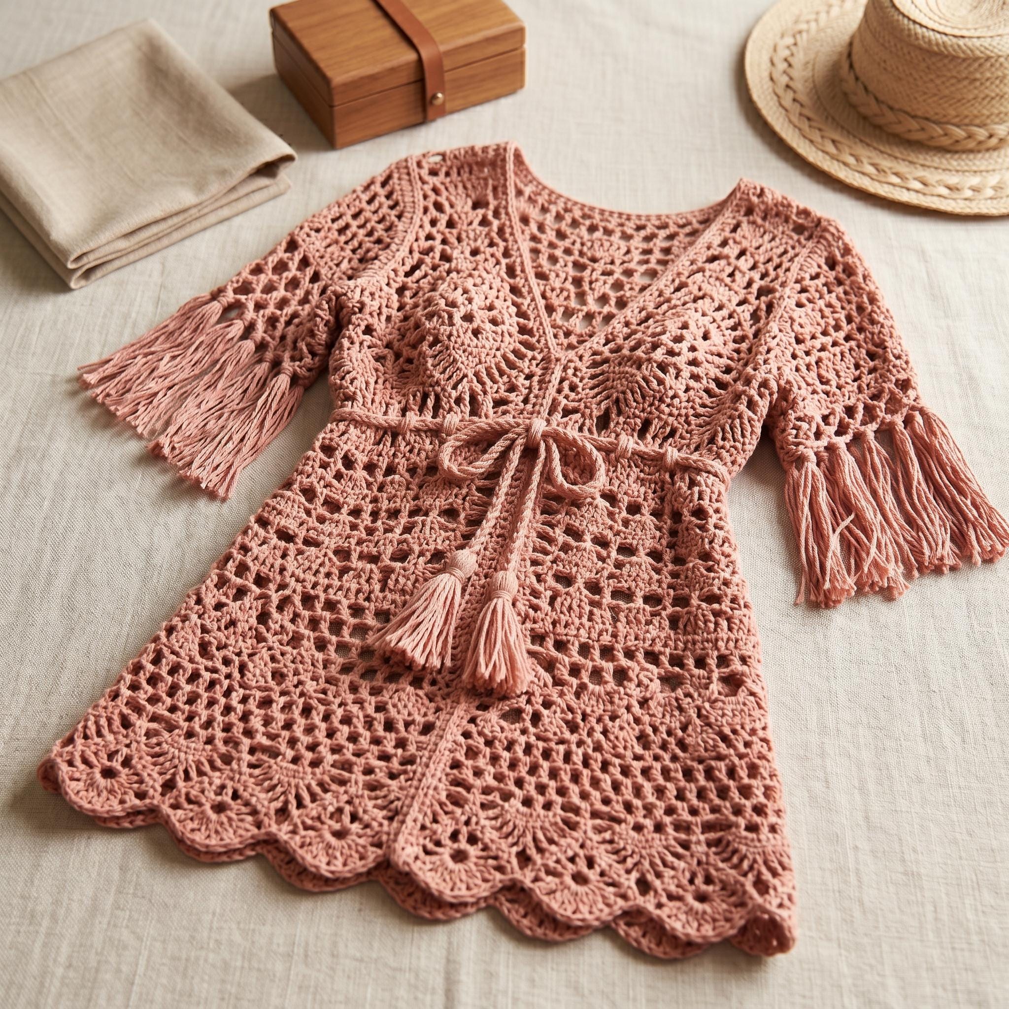 backless crochet dress pattern Buttercup Backless Dress