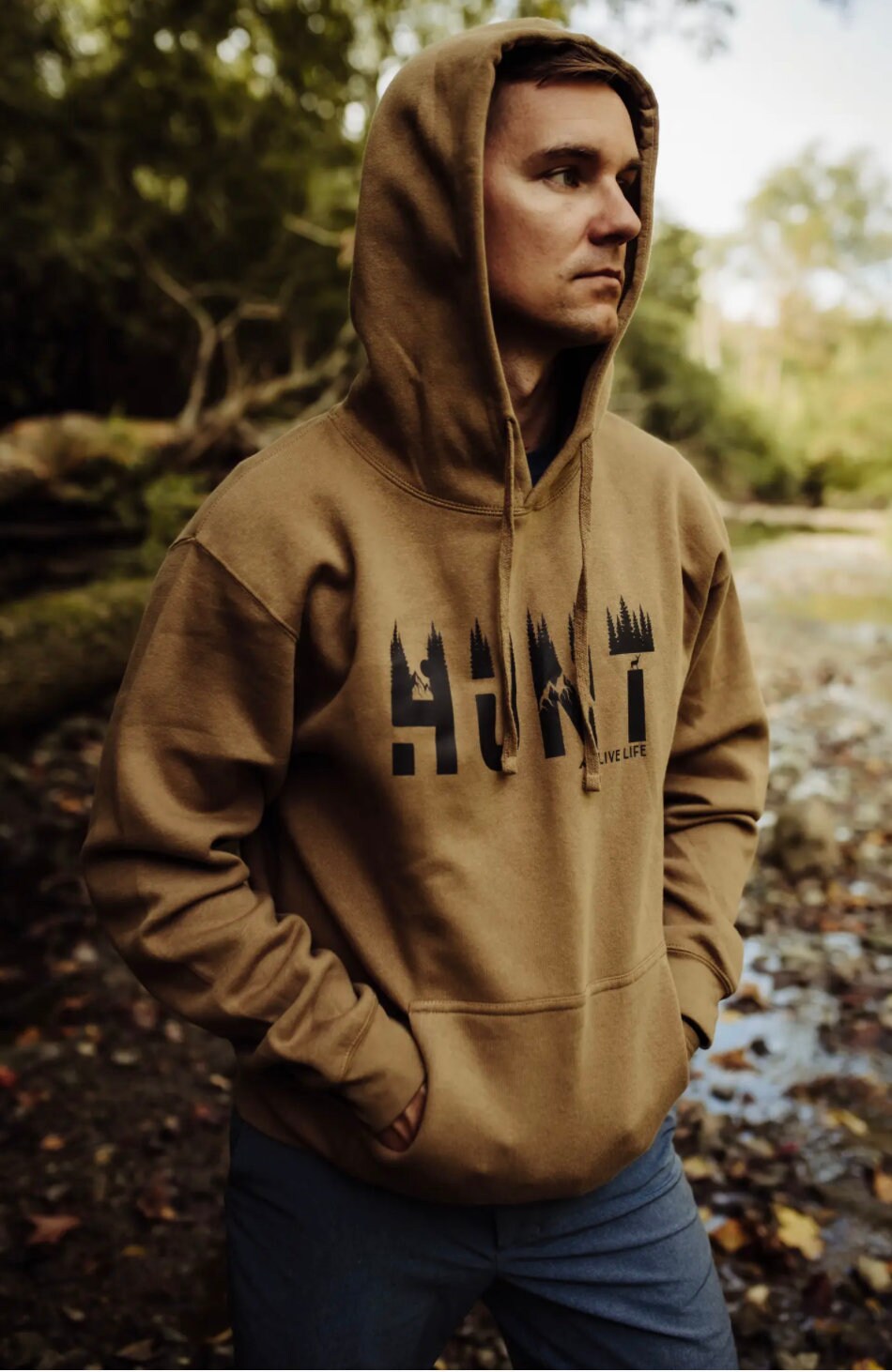 Herren Hunt Graphic Hoodie Vatertagsgeschenk Etsy