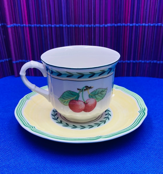 Villeroy Boch Country Collection Jardin Frances taza y platillo vajilla vintage taza y platillo regalo perfecto Navidad Etsy Espana
