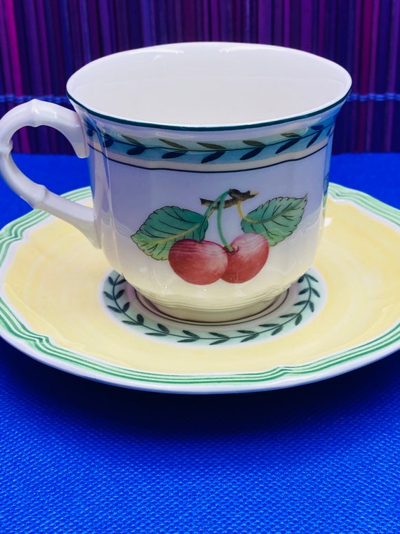 Villeroy Boch Country Collection Jardin Frances taza y platillo vajilla vintage taza y platillo regalo perfecto Navidad Etsy Espana