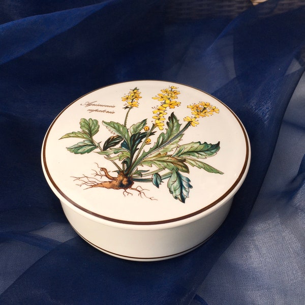 Villeroy & Boch Botanica Deckeldose, Schüssel mit Deckel, Schokoladenschale, Vintage-Geschirr