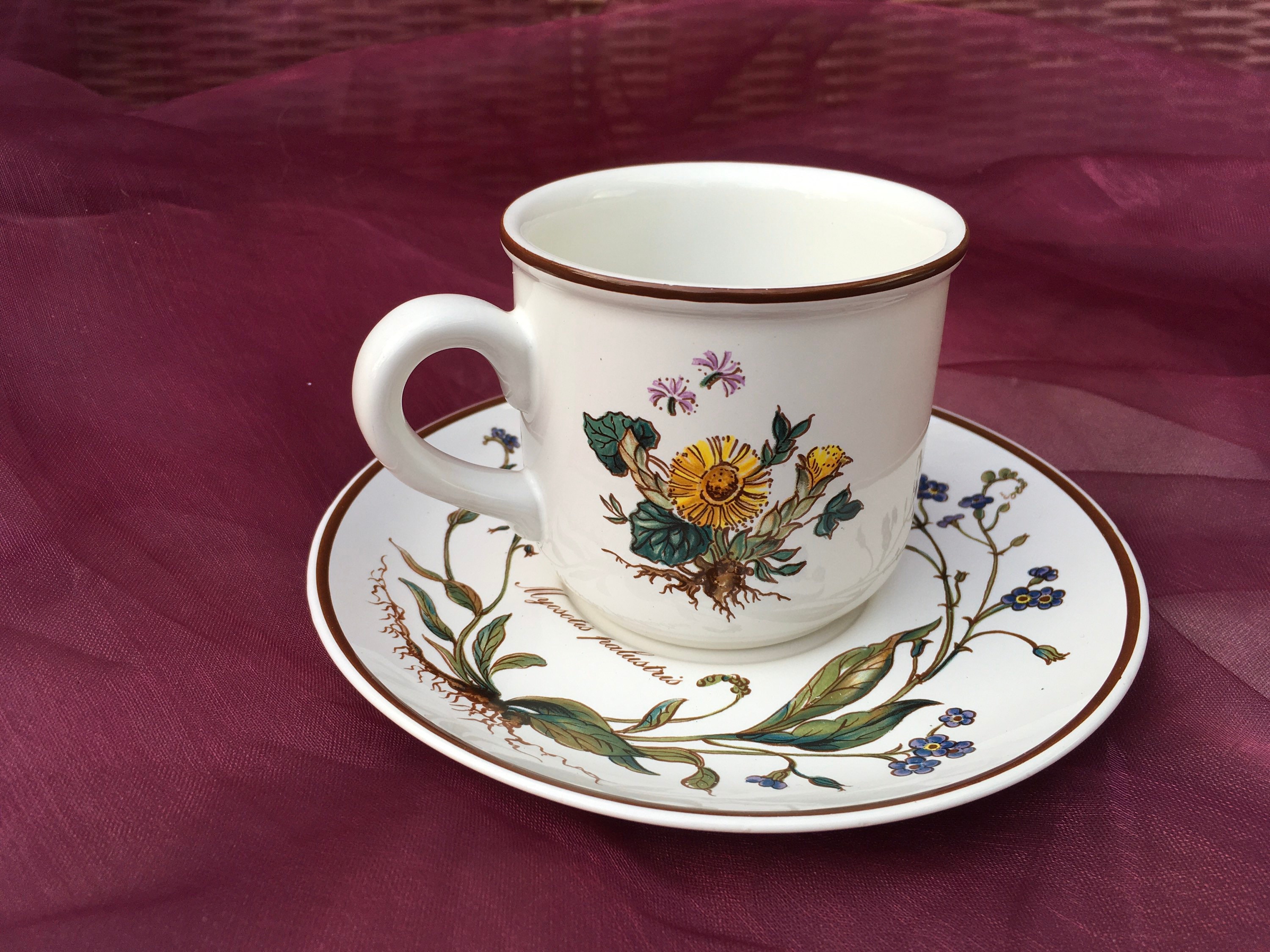 Lot De 4 Tasses à Expresso Avec Soucoupe, Tasse à Moka