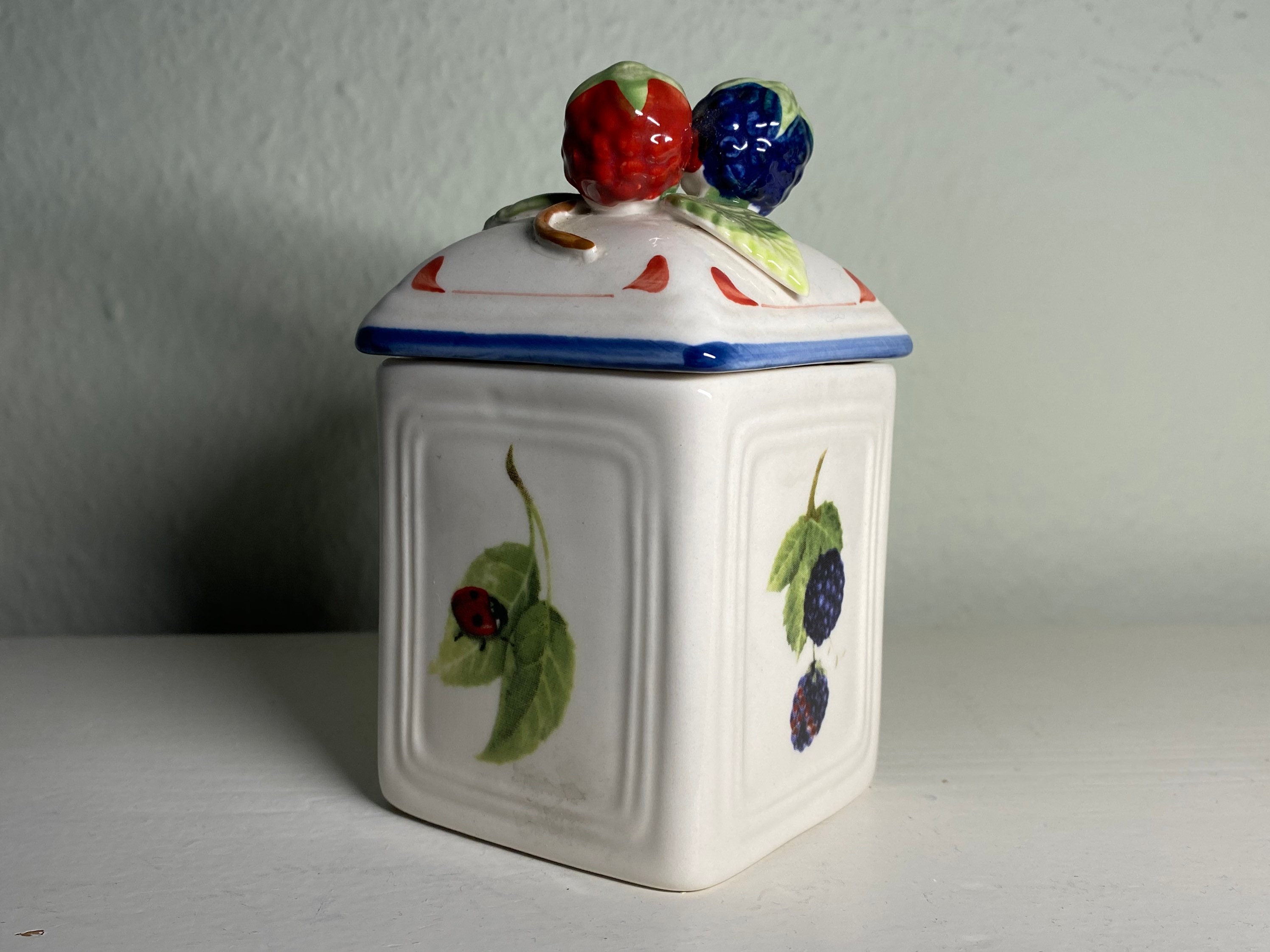 Villeroy & Boch Cottage Charm Faience jam jar stock pot Etsy