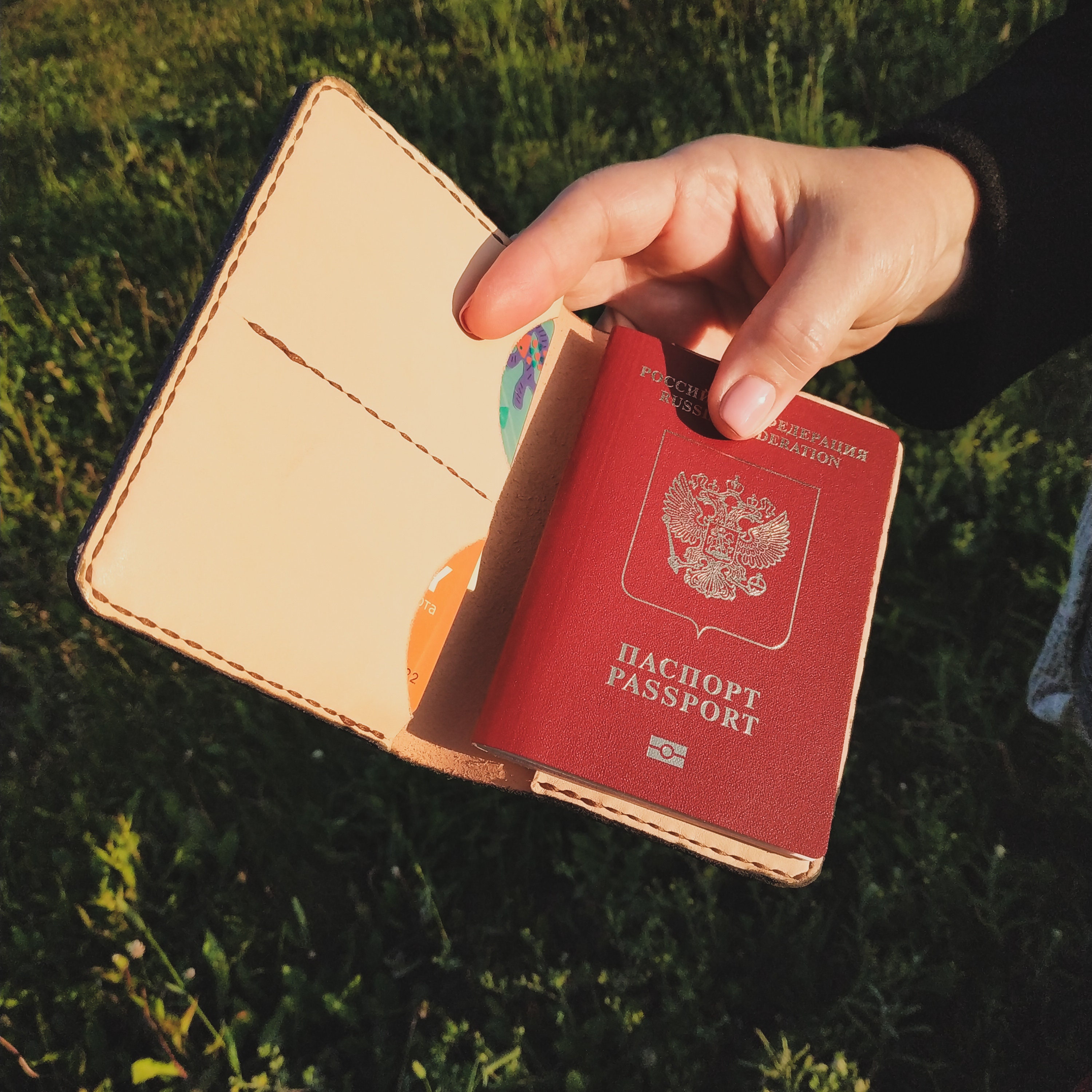 Leather passport cover Passport Holder Passport Wallet Etsy