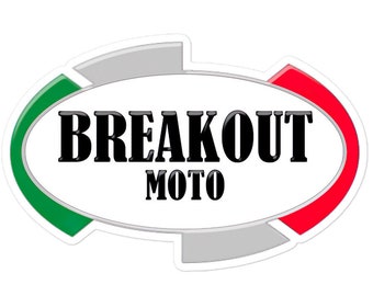 Breakout Moto Bubble Free Sticker