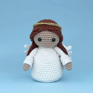 Weihnachtsengel PDF Häkelanleitung, Amigurumi Engel, Puppe Anfänger Anleitung, Easy Häkelgeschenk Anleitung, Weihnachtsdekoration Ornament häkeln