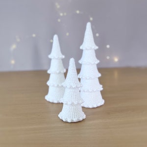 Pattern bundle 3 variations of Christmas trees, Bobble Christmas trees, Home decor gift, Crochet patterns, Diy Christmas trees decoration image 8