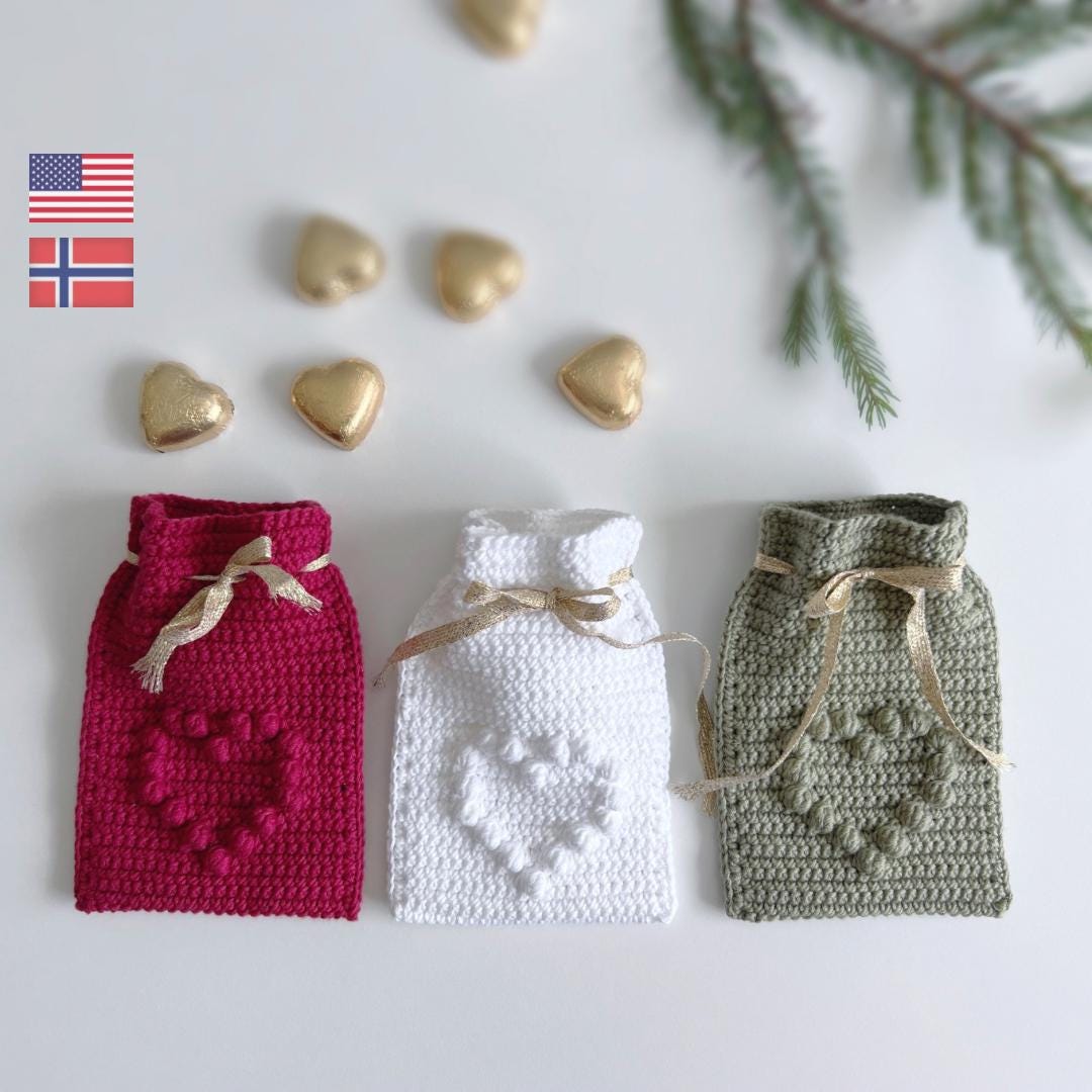 Crochet gift bag patterns shop