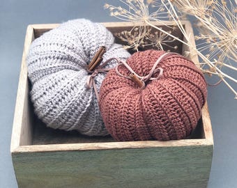 Rustic pumpkins crochet pattern, Halloween autumn decor pattern, Thanksgiving farmhouse fall decoration, Farmhouse diy pumpkin, PDF pattern