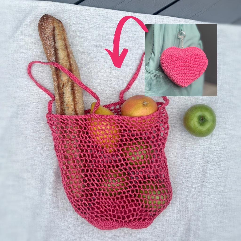 Crochet Market Bag - Main Image