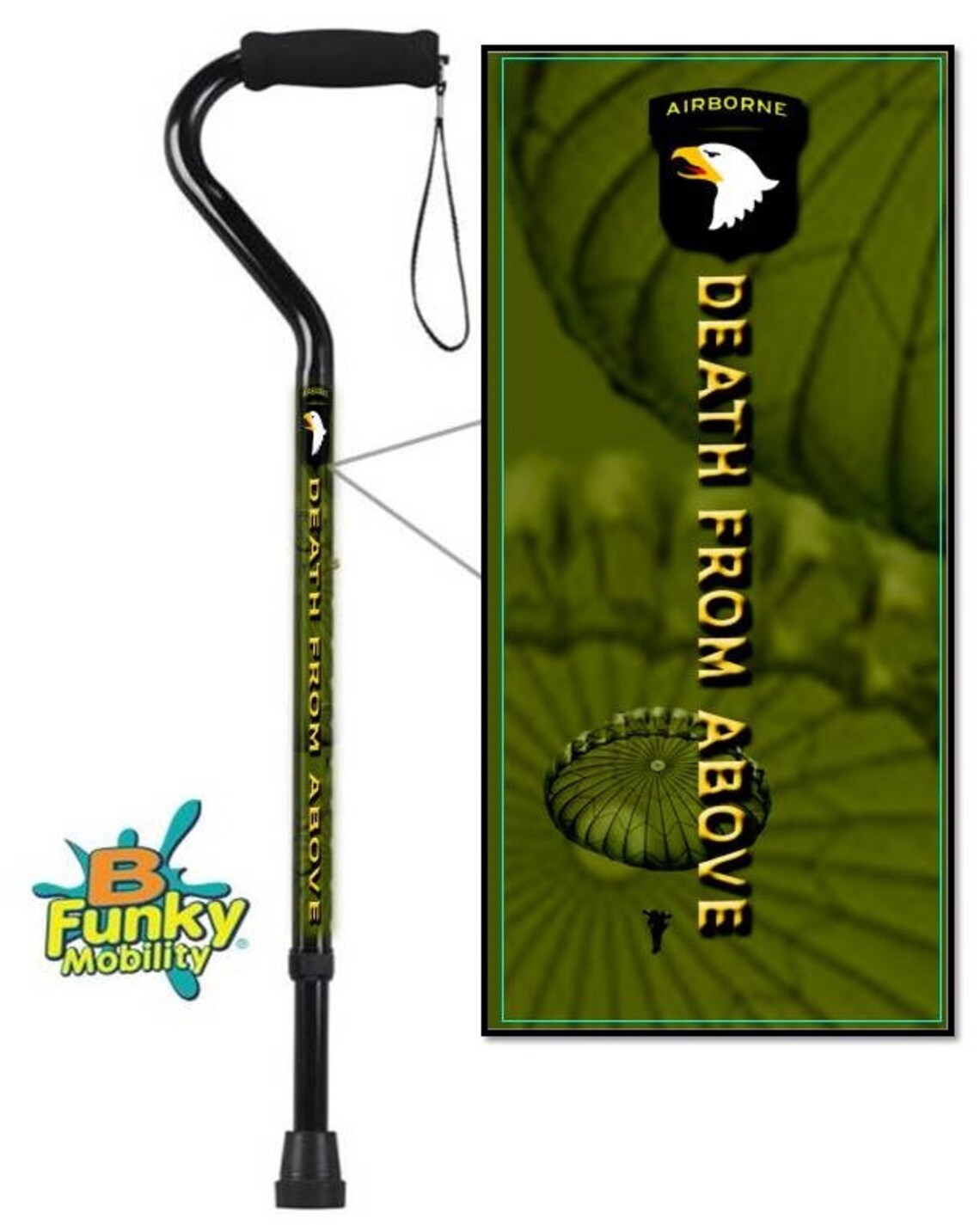 Military Walking Canes Self Adjustable Aluminum Vietnam Army Etsy