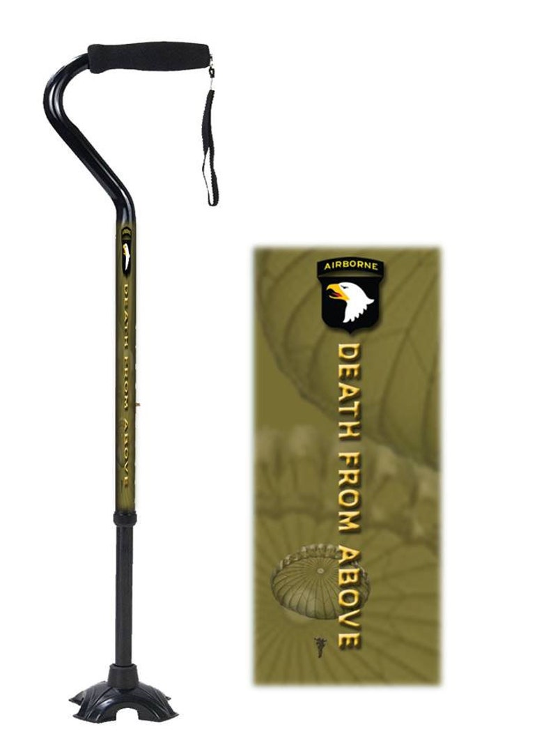 Military Walking Canes with Quadruple Stand Alone Traction Etsy