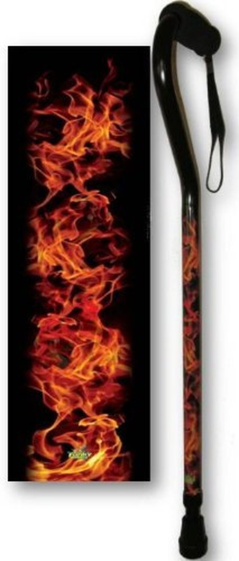 Walking Canes Sugar Skulls Flames Skulls Cool Fun Aluminum Etsy