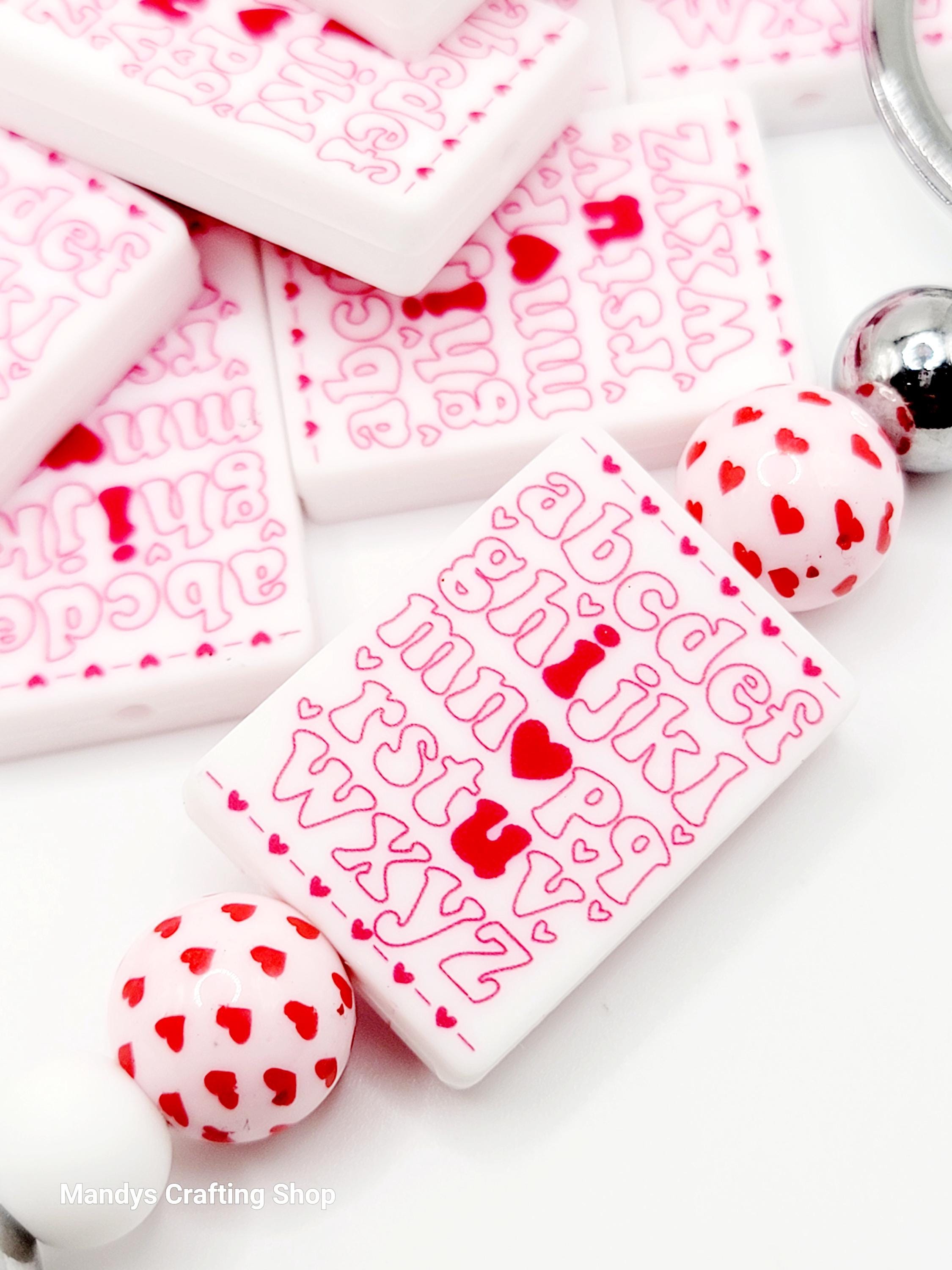 Red Lip and Pearl Women focal pen Beautiful Mother Lip Focal Silicone Beads,diy Pen Loose Bead  main image 4