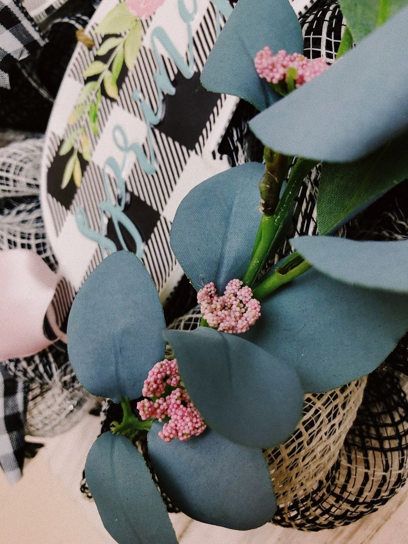 Easter Wreath Spring Wreath For Front Door Mini Wreath Front Door Decor Spring Decor
