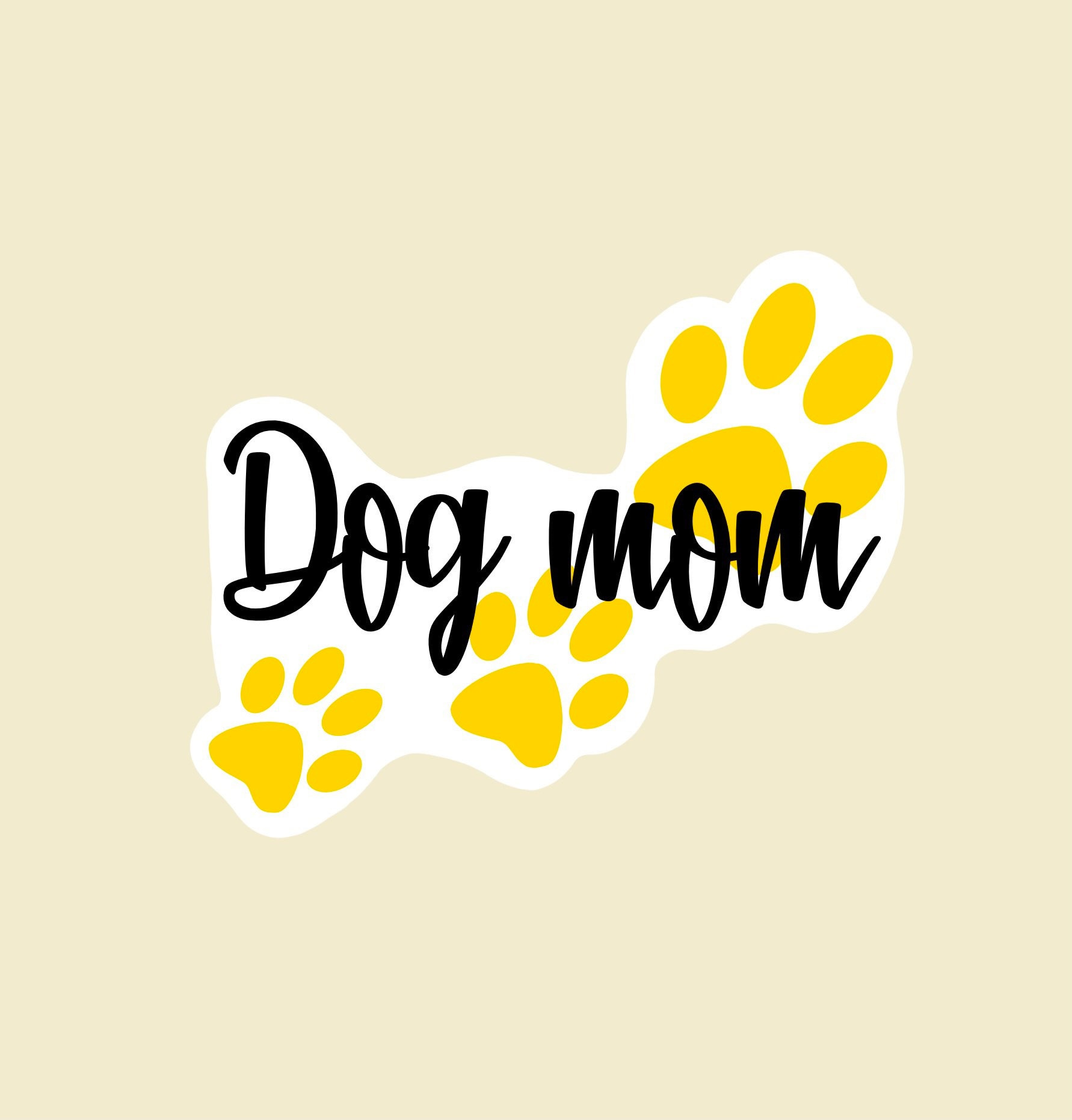 Dog mom sticker dog mom dog stickers dog dad stickers Etsy